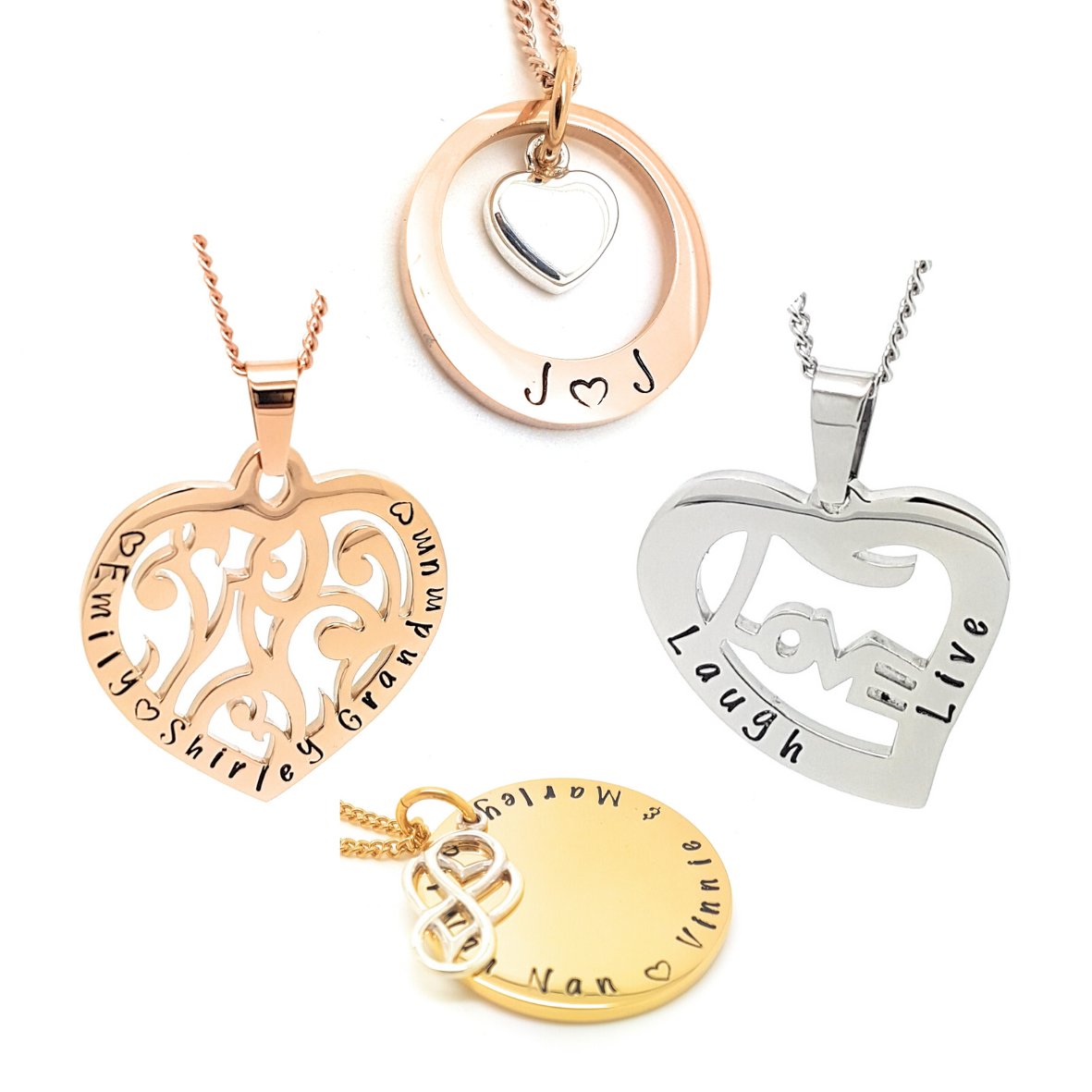 Love Heart Pendants