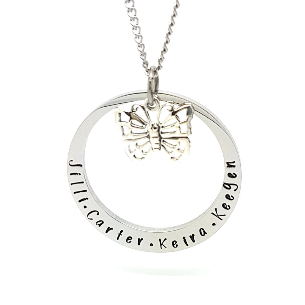 Butterfly Personalised Necklace