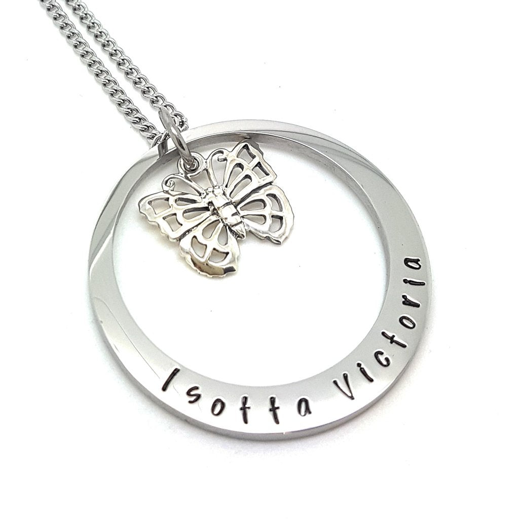 Butterfly Personalised Necklace
