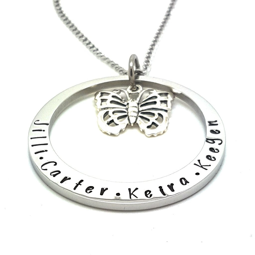 Butterfly Personalised Necklace