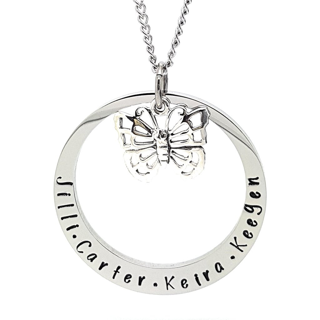 Butterfly Personalised Necklace