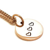 Dainty Small Personalized Disk