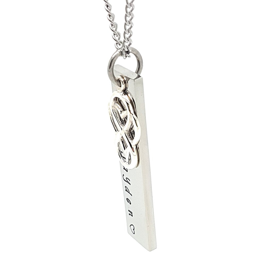 Elegant Personalise Bar Necklace