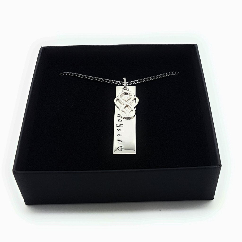 Elegant Personalise Bar Necklace