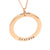 Elegant rose gold minimalist necklace