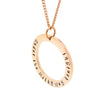Elegant rose gold minimalist necklace