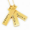 Family Names Multi Bar Necklace