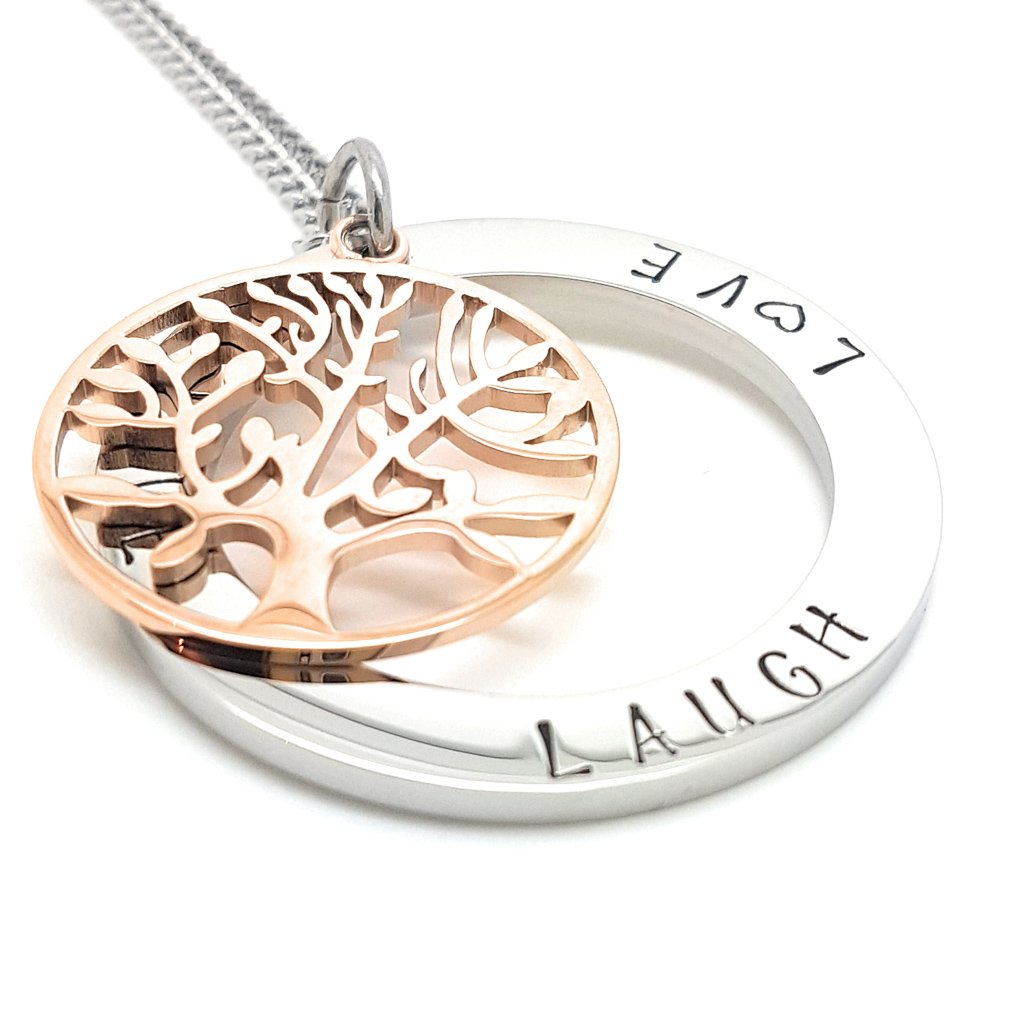 Family Names Tree of Life Pendant