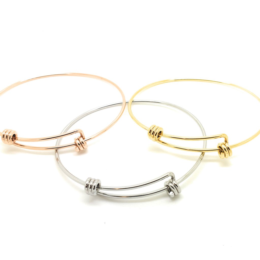 Frog Bracelet Bangle sterling silver charm