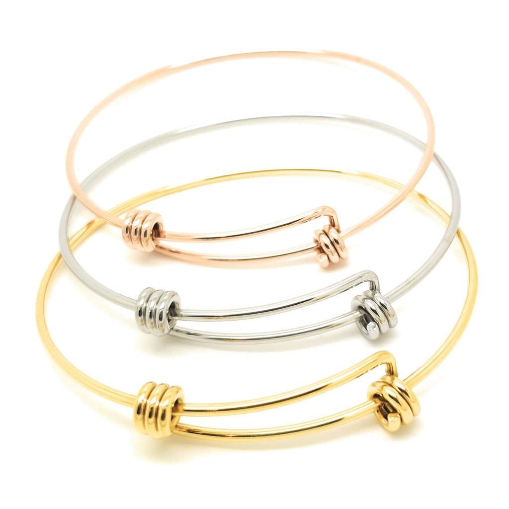 Frog Bracelet Bangle sterling silver charm