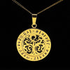 Gold Family Tree of Life Pendant