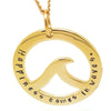 Gold Ocean Lover pendant