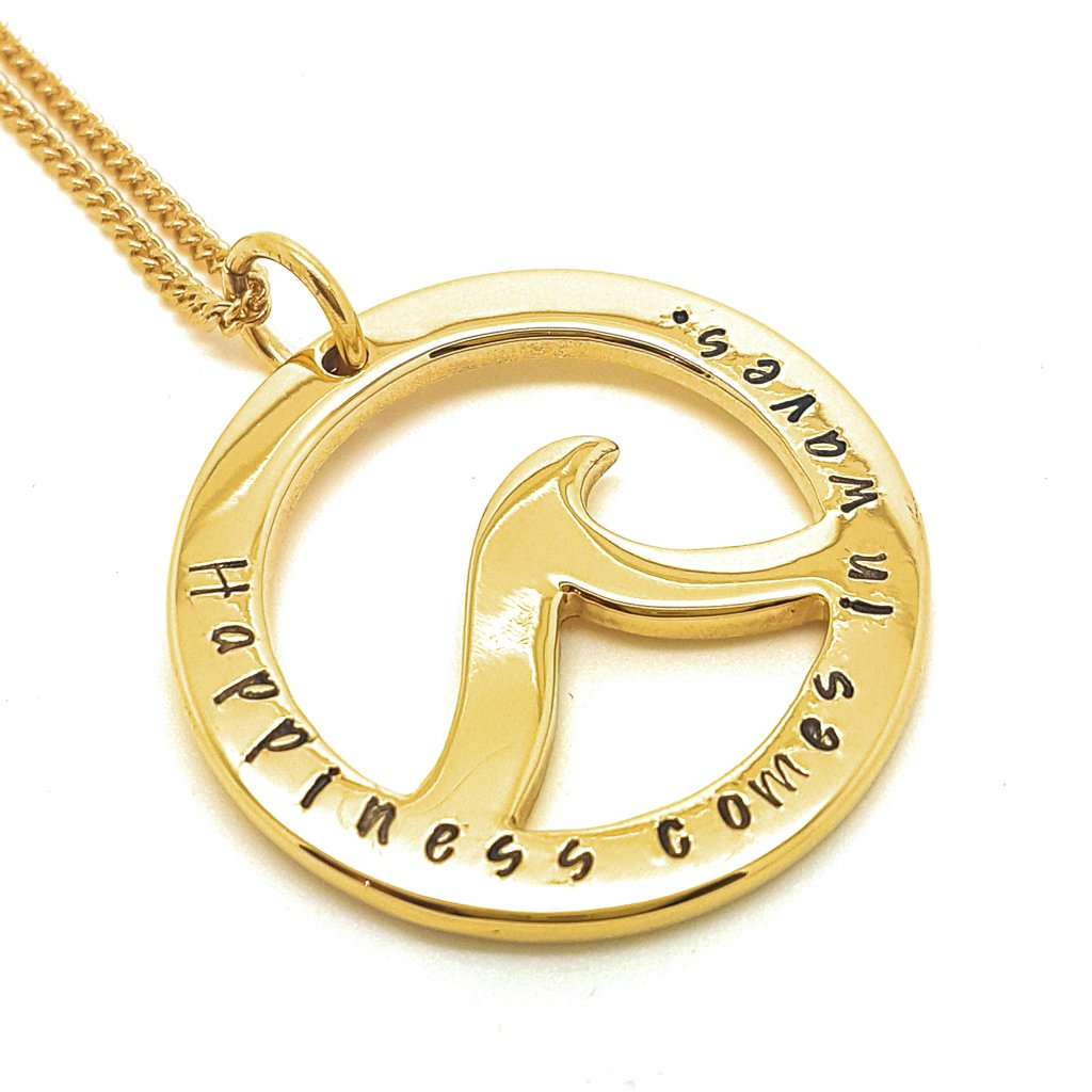 Gold Ocean Lover pendant