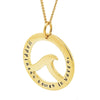 Gold Ocean Lover pendant