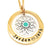 Gold Personalised Pendant with Silver Charm
