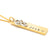 Gold Rectangle Bar Necklace Love Heart Infinity Charm