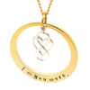 Infinity Love Heart Charm Necklace