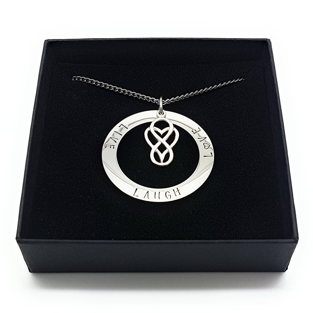 Infinity Love Heart Pendant
