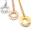 Inscribed Circle Necklace