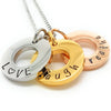 Inscribed Circle Necklace