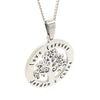 Large Personalised Tree Pendant