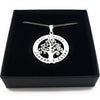 Large Personalised Tree Pendant