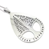 Large Personalised Tree Pendant
