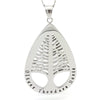 Large Personalised Tree Pendant