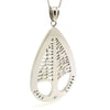 Large Personalised Tree Pendant