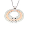 Layered Circle Family Necklace