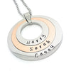 Layered Circle Family Necklace