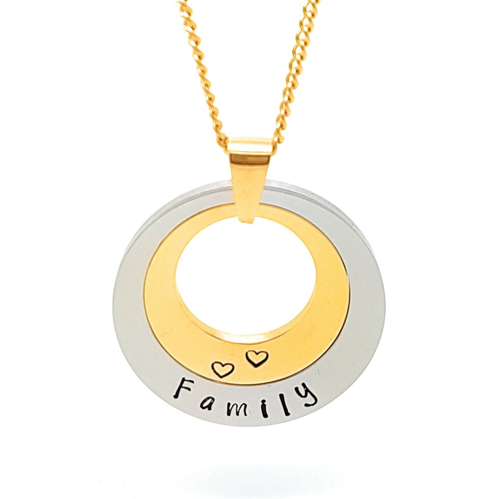 Layered Family Necklace Personalised