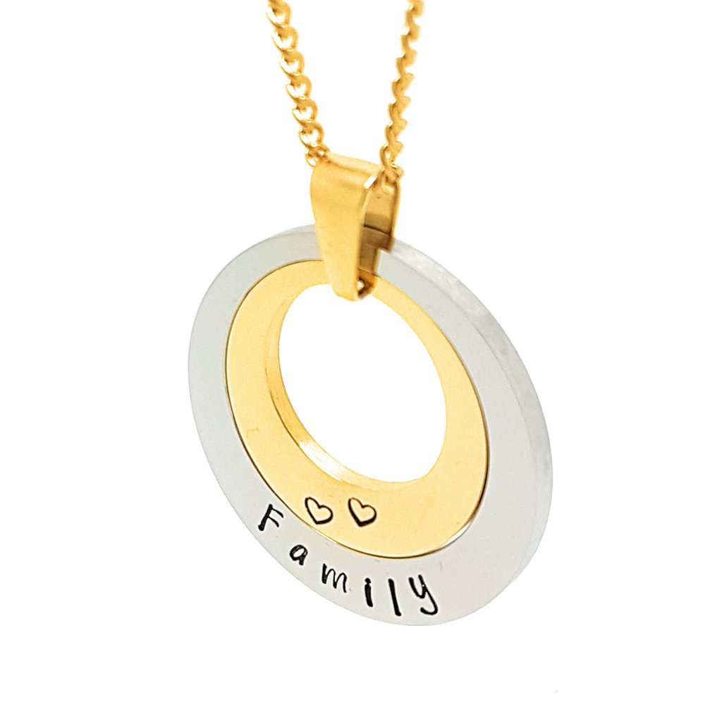 Layered Family Necklace Personalised