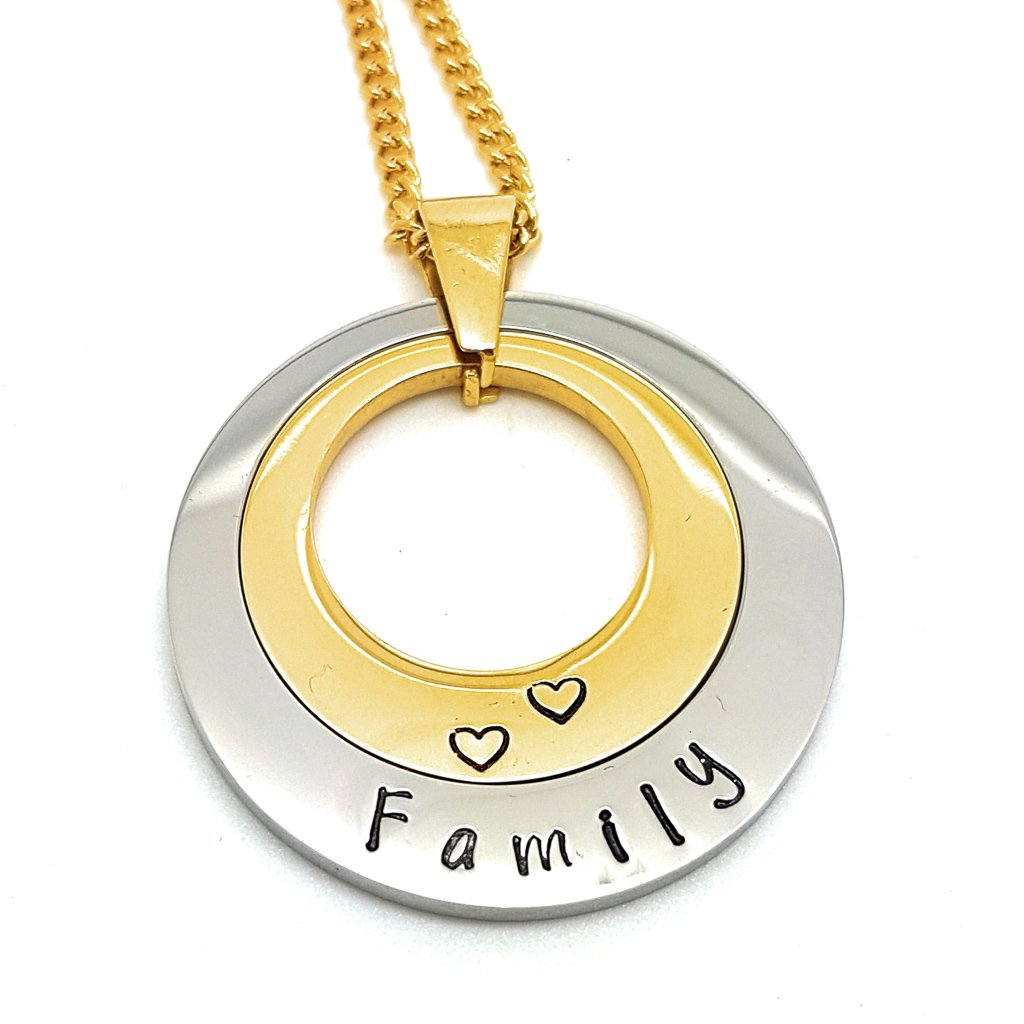 Layered Family Necklace Personalised
