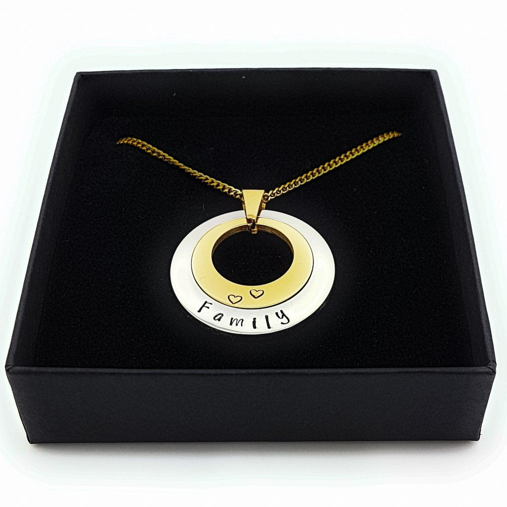 Layered Family Necklace Personalised
