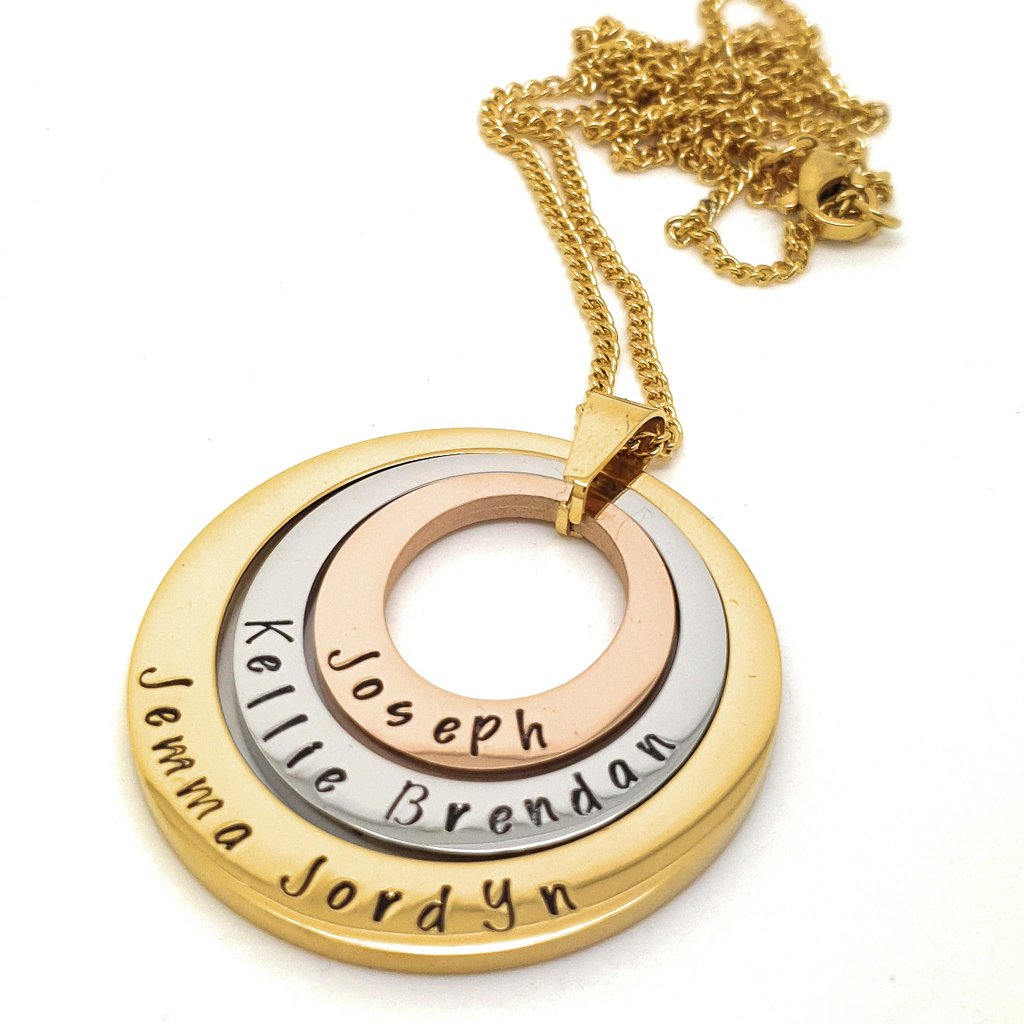 Layered Personalised Mother Necklace