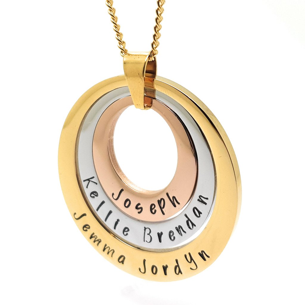 Layered Personalised Mother Necklace Coorabell Crafts