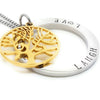 Live Laugh Love Pendant Gold Tree