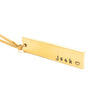 Minimalist Gold Vertical Bar Necklace