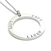 Coorabell Crafts Minimalist Pendant Live Laugh Love