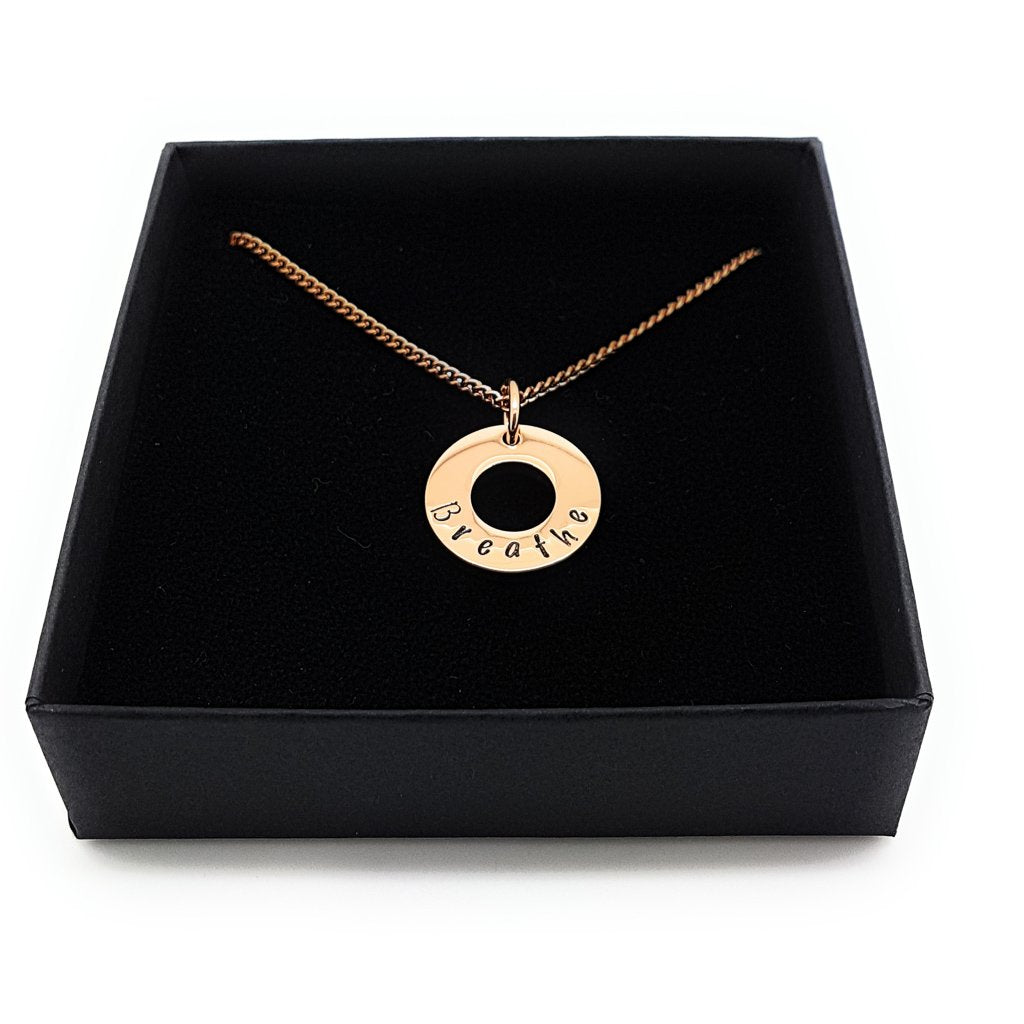 Minimalist Rose Gold Circle