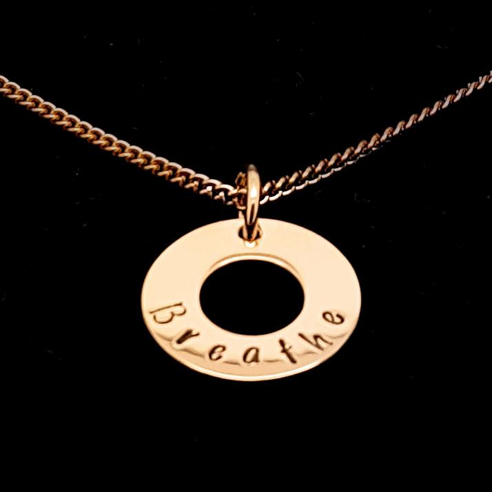 Minimalist Rose Gold Circle