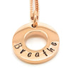 Minimalist Rose Gold Circle