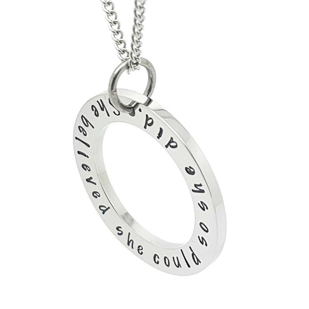 Minimalist She believed she could...