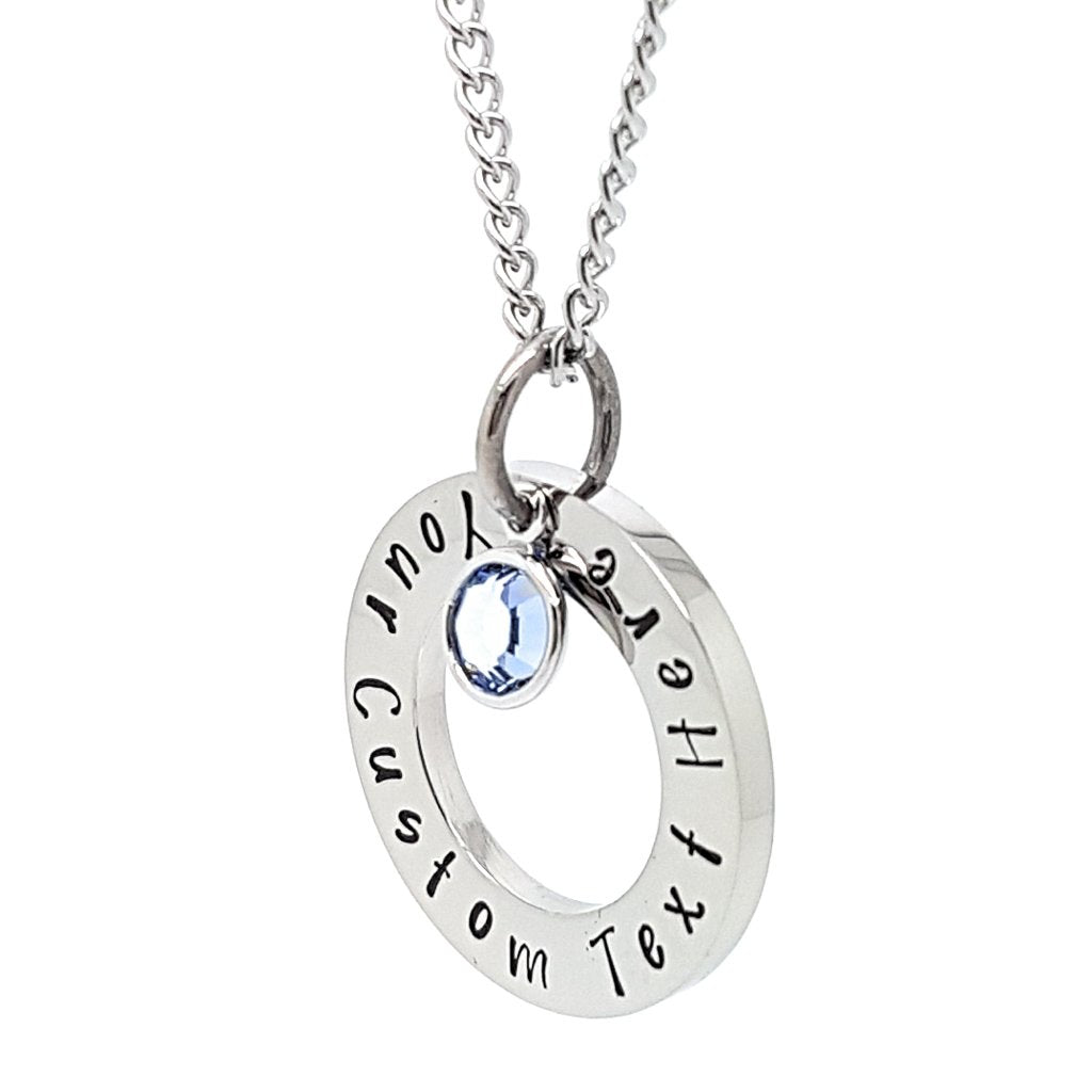 Personalised Birthstone Necklace