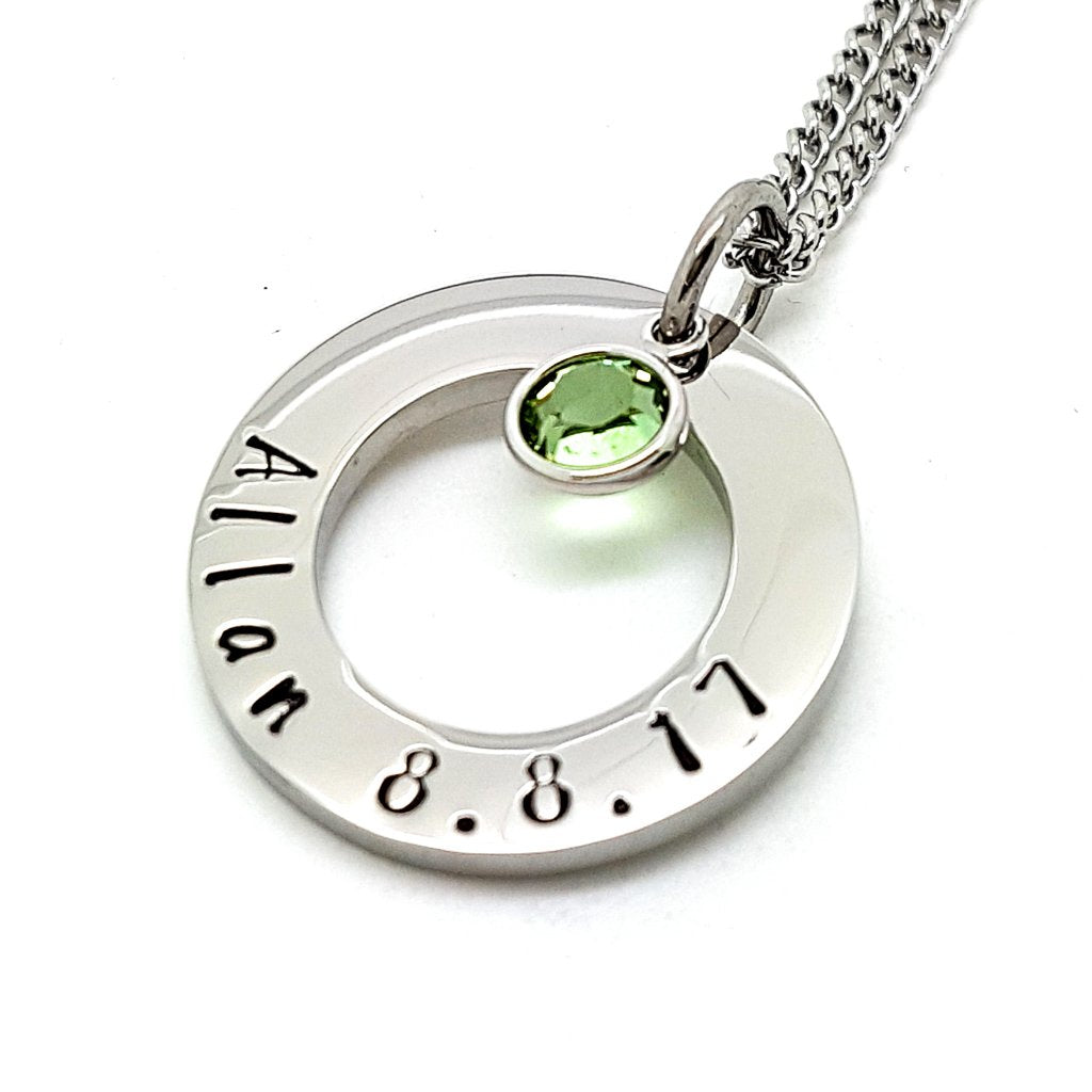 Personalised Birthstone Necklace