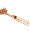 Rose Gold Birthstone Bar Necklace