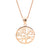 Rose Gold Tree of Life Charm Necklace