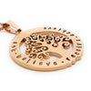 Rose Gold Tree of Life Pendant Personalised