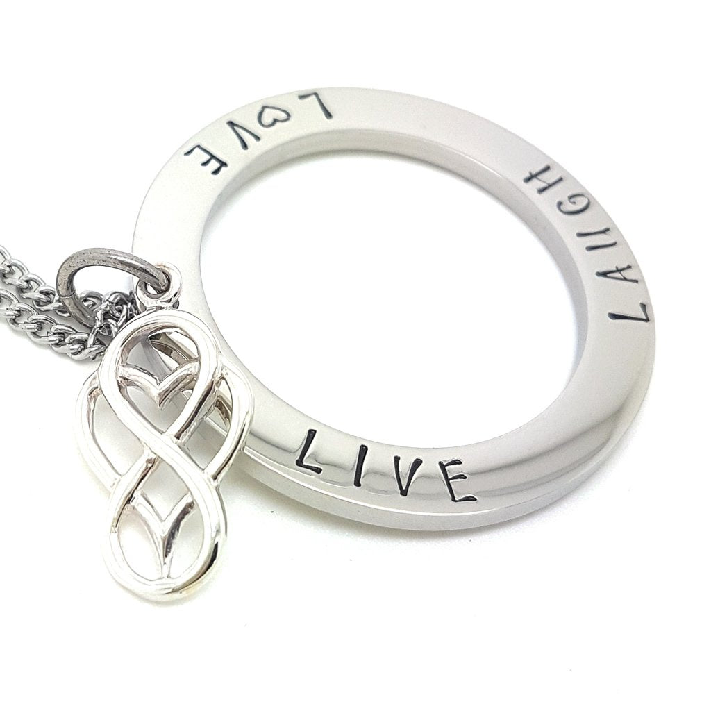 Round Personalised Necklace Pendant